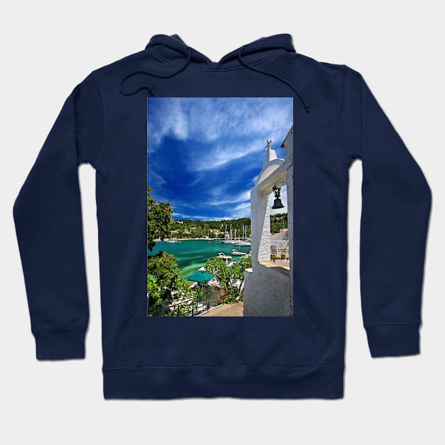 Lakka village - Paxos island Hoodie by Cretense72